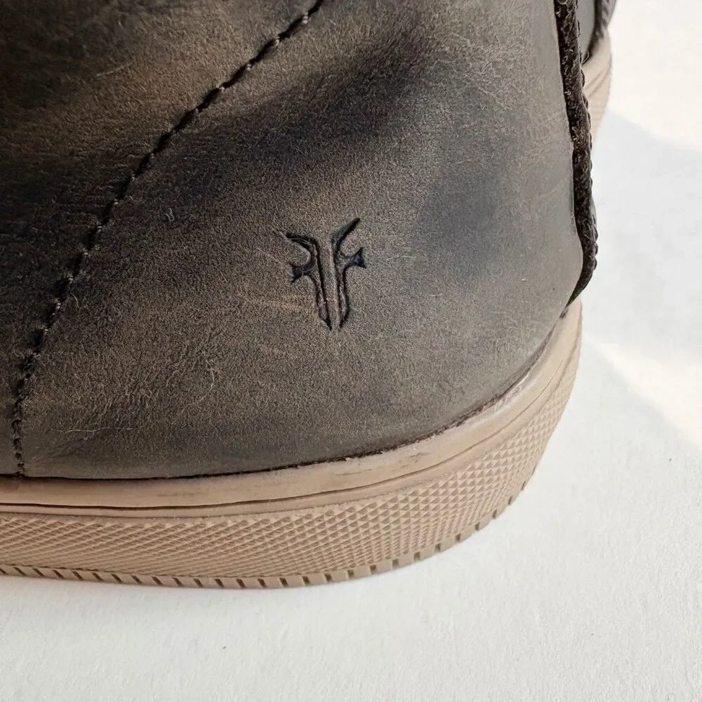 Frye Astor Chukka Boots 11.5 Black Leather High Top Business Casual Sneakers - Picture 6 of 8